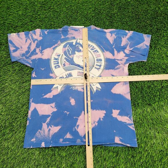 Vintage 1990 Duke-University Shirt Medium 19x24 Blue-Devils - Picture 6 of 14